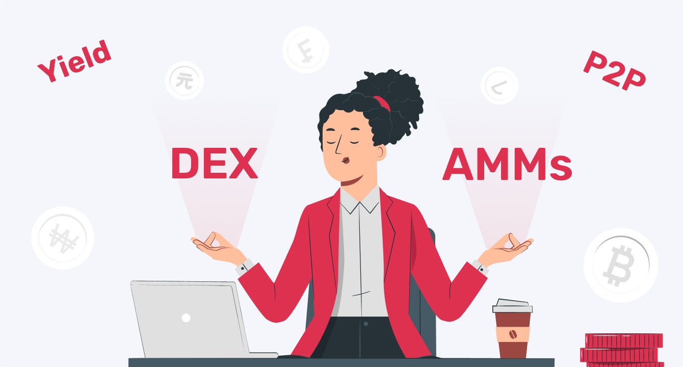 Yield DEX P2P AMMs